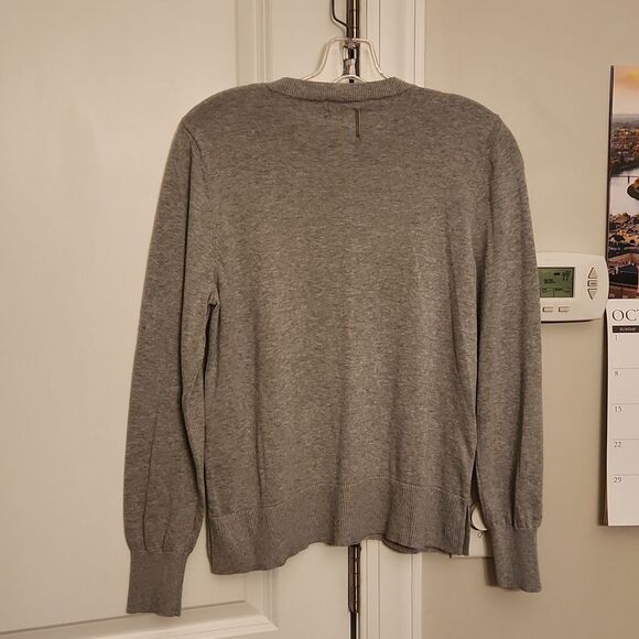 Michael Kors Women's Gray Scoopneck Sweater Size M NWOT - Picture 6 of 7
